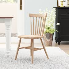 Sofia Solid Wood Slat Back Side Chair In 2020 Solid Wood Dining Chairs Unfinished Dining Chairs Dining Chairs