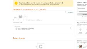 Also, chegg provides various digital textbooks with all the solved answers. Solved Your Question Needs More Information To Be Answere Chegg Com