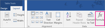 This wikihow shows how to custom format a table of contents (toc) in microsoft word 2016. Sum A Column Or Row Of Numbers In A Table Word