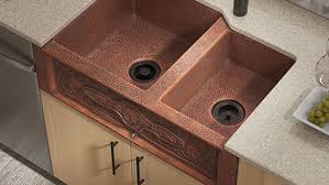 hammered copper sinks