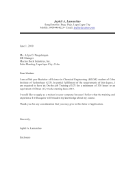 Application Letter For Culinary Ojt United Planning Organization Cook Student Ojt Resume Example
