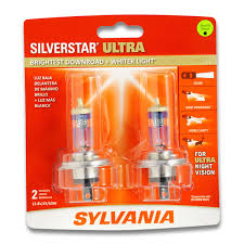 Sylvania Silverstar Ultra High Beam Low Beam Headlight Bulb For Triumph Thruxton Ace Se Bonneville