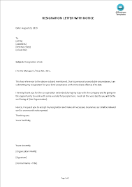 When creating a formal or service letter, discussion style and also style is key to earning a great impression. Resignation Letter Format With Notice Period Templates At Allbusinesstemplates Com
