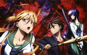 L'adaptation anime de to your eternity arrive prochainement sur crunchyroll ! Highschool Of The Dead Miyamoto Rei Busujima Saeko Komuro Takashi Anime Girls Wallpaper 3050x1945 328234 Wallpaperup
