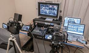 You can set up a feed from a ptz camera in the back of the room or a video camera on a tripod and not have to worry about anything else. Walk Through Blackmagic Design 4k Atem Multi Cam Live Switch Live Stream Video Setup Streaming Setup Digital Photography Techniques Blackmagic Design
