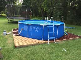 Pool Hacks Intex In 2020 Schwimmbad Designs Schwimmbaddecks Pool Deck Ideen