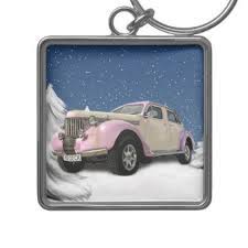 Classic Retro Antique Car Keychain Car Keychain Antique Cars Keychain