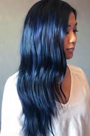 Each application lasts up to 6 weeks, so you don't need to worry about your bold blue hair color fading too quickly. 50 Mysterious Blue Black Hair Color Combinations For Deep And Vibrant Looks Blue Black Hair Hair Color For Black Hair Blue Black Hair Color