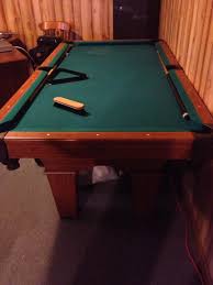 Newcastle Pool Table In Rocket10 S Garage Sale In Grandville Mi For 145 00 Price Is 145 00 Or Best Offer Come 7 Foot Pool Table Pool Sticks Garage Sales