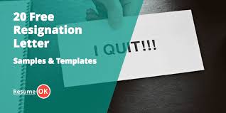 Want to make sure your writing always looks great? Free Resignation Letter Samples 20 Templates And Ideas