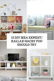 15 Diy Ikea Kallax Shelves Hacks You Could Try Shelterness Ikea Diy Ikea Kallax Shelf Kallax Ikea