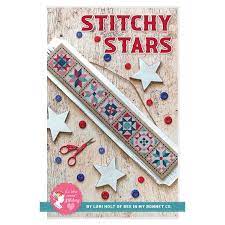Southern hospitality cross stitch patterns 2009. Stitchy Stars Cross Stitch Pattern Lori Holt Of Bee In My Bonnet With It S Sew Emma Ise 441 Fat Quarter Shop