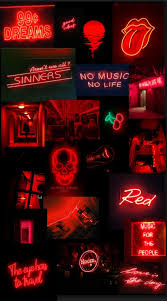 Hd wallpapers and background images. Red Redaesthetic Neon Neonred Image By Lindsay
