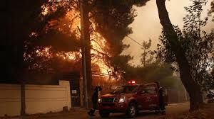 Vê num mapa o estado dos incêndios florestais em portugal. Casas Estao A Ser Evacuadas Por Causa De Incendio A Norte De Atenas Radio Santana A Radio Do Norte