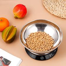 We have what you need! Buy Chwares Digital Kitchen Scales Usb Rechargeable Stainless Steel Weighing Cooking Scales With Detachable Bowl 11lb 5kg Waterproof Electric Digital Scale Invisible Touch Button Tare Function Online In Germany B08hh35j1r