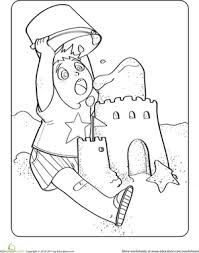 You can use our amazing online tool to color and edit the following sand castle coloring pages to print. Sand Castle Worksheet Education Com