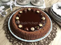 Torta Lindt Con Base Morbida E Ganache Al Cioccolato Kikakitchen Ricetta Ganache Al Cioccolato Cioccolato Torte