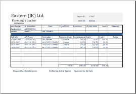 A typical singapore company payslip should have the employee's basic salary, overtime, additions, deductions and employer, employee's cpf (central provident fund) contribution. Printable Payment Voucher Template Ms Excel Word Excel Templates