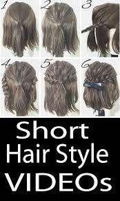 Especially looks good on women with round and oval face structures. Easy Hair Style For Short Steps Video For Android Apk Download