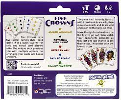 The game consists of two 58 card decks. Amazon Com Set Enterprises Five Crowns Card Game Toys Games