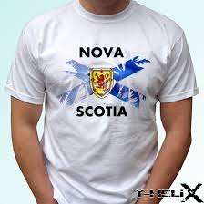Us 11 89 15 Off Nova Scotia Flag White T Shirt Top Canada Design Mens Womens Kids Baby Sizes In T Shirts From Mens Clothing On Aliexpress