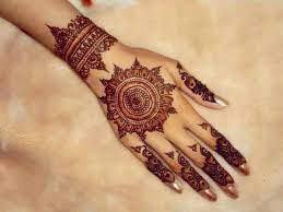 The greatest elegant and evergreen new pattern of mehndi is none other than the gol tikka mehndi designs for girls. Simple Gol Tikki Mehndi Design Back Hand Novocom Top