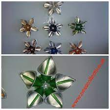 sterne zum aufhangen zb christbaum wand ture fenster aus alten gebrauchten nespresso kapseln nespresso kapseln christbaum nespresso