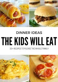 Quick, simple and budget friendly! 20 Dinner Ideas Even The Kids Will Love Food Dinner Recipes For Kids Recipes