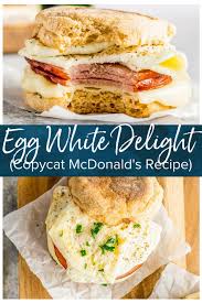 I didn't miss the yolk much. Egg White Delight Copycat Mcdonald S Recipe Video