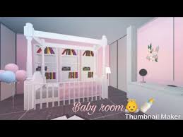 Bloxburg #speedbuild #nurseryroom #babyroom baby room for boy or girl. How To Make A Baby Room In Bloxburg