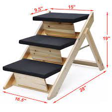 Wooden stairs are most appropriately used for rustic, minimalist, traditional, or even classic turned wooden stairs have a similar concept to straight wooden stairs, but turned wooden stairs require a. Folding 2 In 1 Pet Ramp Stairs For Dogs Cats Pet Steps Ladder Animal Portable Pet Stairs Dog Stairs Pet Ramp
