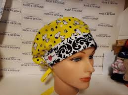 SNOOPY/ Pixie Euro Hats Scrub Surgical Cap