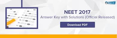 Neet 2020 Answer Key With Solutions Download Pdf Answer Keys Exam Answer Answers