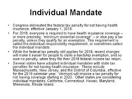 The federal tax penalty for not being enrolled in health insurance was eliminated in 2019 because of changes made by the trump administration. Aca 2018 Data And Thoughts Marketplaces Exchanges Health