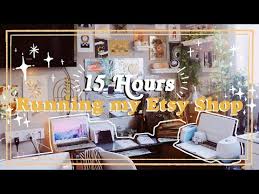 Do this before starting an etsy shop in 2021 (free planning worksheets!) how i make my art prints to sell on etsy! Running My Etsy Shop 15 Hours Of Sticker Making And Packaging Orders Studio Vlog Youtube