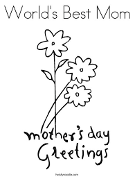 Tracer pages with mother's day vocabulary words. Pin On My Toddler Class