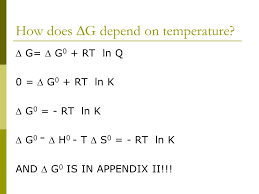 In a wide range of situations, we will see that understanding ∆g, ∆h and ∆s can help us understand where an equilibrium lies and often allow us to control whether the reactants. Thermodynamic Connection Q And G And Letters Other Than K Ppt Download