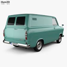 Ford Transit Panel Van 1965 3d Model Vehicles On Hum3d Ford Transit Ford Van Van