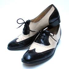 Black And White Wingtip Shoes Womens Vintage 80s Ferragamo Oxfords Spectator Wingtip Two Tone Black Cream Lace Up Women S Size 7 By Birthda Vintage Shoes Dress Shoes Men Shoe Boots