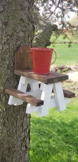 Squirrel Picnic Table Best On Etsy 5 Star Etsy In 2020 Squirrel Feeder Diy Squirrel Feeder Picnic Table