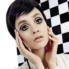 That 60s Eye Look Doll Doll Vintage Makeup Looks 60s Makeup White Eyeliner Looks
