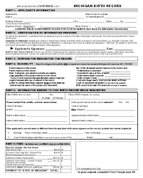 Obtain a copy of your michigan birth certificate online, following a few simple steps. Application For A Certified Copy Of A Birth Record Michigan Edit Fill Sign Online Handypdf