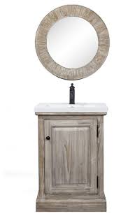 Maybe you would like to learn more about one of these? Rustic Style 24 Inch Bathroom Vanity With Ceramic Single Sink No Faucet Traditional Bathroom Vanities And Sink Consoles By Infurniture Inc Houzz