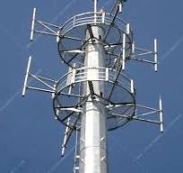 Gsm Communication Monopole Tower