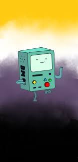Could you do a subtle wallpaper , maybe space themed? Bmo From Adventure Time And Non Binary Flag Wallpaper Thing I Made Nonbinary