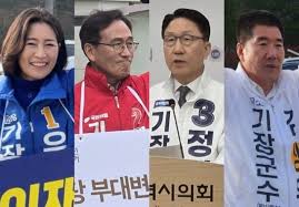 부산 기장군수 선거…우성빈 40.3% 정명시 34.1% - 디시인사이드