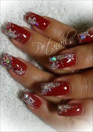 Snowflakes Christmas Nail Nails Nailart Glitter Nail Art Christmas Nails Nail Art Designs