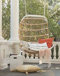 Double Hanging Rattan Chair Wicker Porch Furniture Porch Chairs Wicker Porch Swing