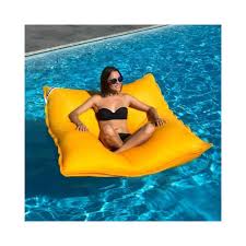 Pouf Piscine Jaune Grande Taille Swimming Bag En Vente Sur Pouf Design