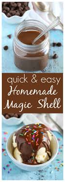 An Easy Recipe For Homemade Microwave Magic Shell With Just Two Ingredients The Perfect Topping For Almost Any Ice Recette Recette Facile Gateaux Et Desserts